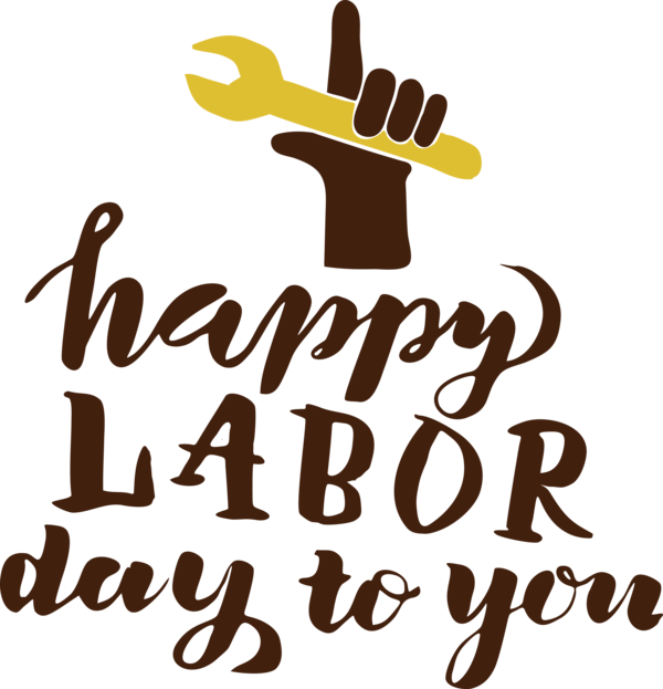 Transparent Labor Day Logo Line Meter for Happy Labor Day for Labor Day