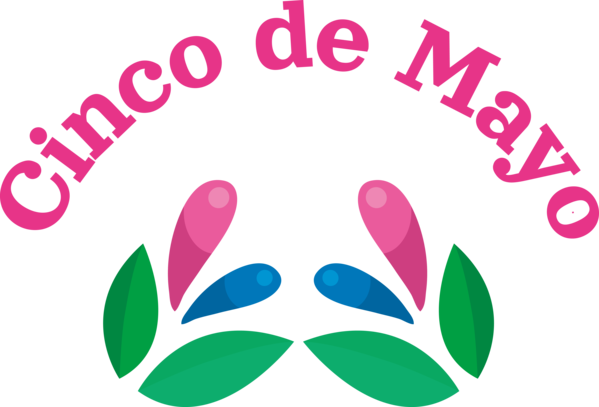 Transparent Cinco de mayo Leaf Market District Express Logo for Fifth of May for Cinco De Mayo
