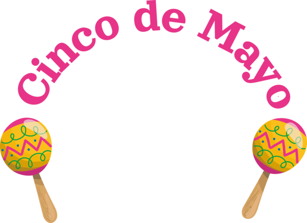 Transparent Cinco de mayo Human Logo Line for Fifth of May for Cinco De Mayo