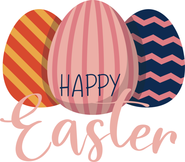 Transparent Easter Logo Line Easter egg for Easter Day for Easter