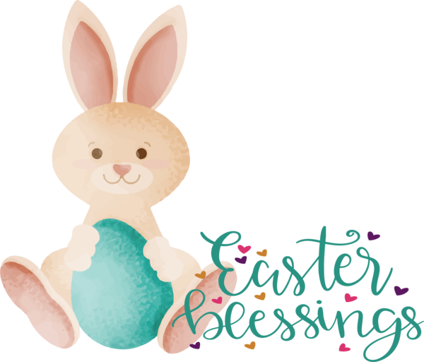 Transparent easter day Rabbit Hares Easter Bunny for easter blessings for Easter Day