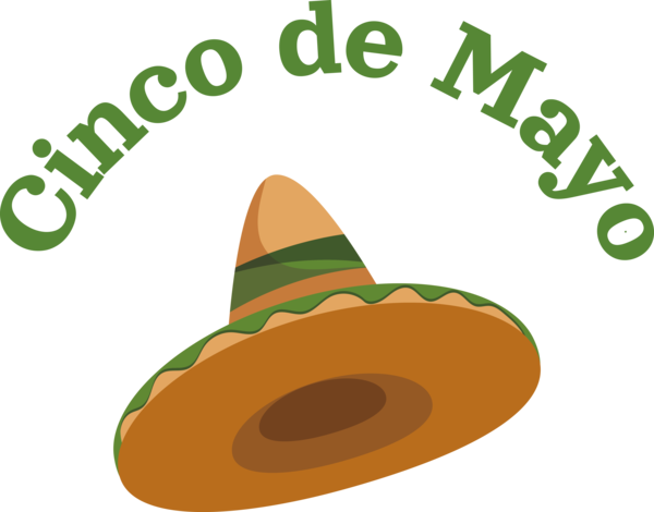 Transparent Cinco de mayo Logo Commodity Design for Fifth of May for Cinco De Mayo