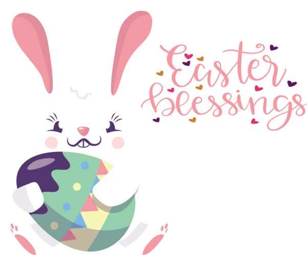 Transparent easter day Easter Bunny Rabbit Cartoon for easter blessings for Easter Day
