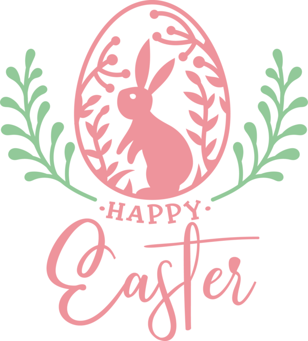 Transparent Easter Easter Bunny Easter egg Design for Easter Day for Easter