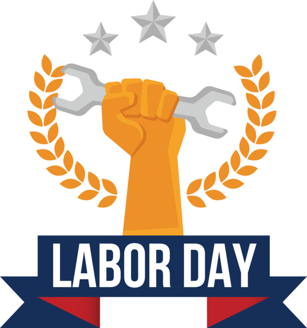 Transparent Labour Day Logo VIP Clothing and Footwear for Labor Day for Labour Day