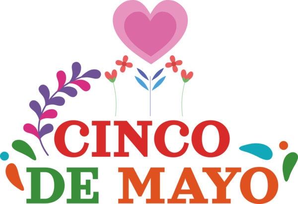 Transparent Cinco de mayo Floral design St. Louis Design for Fifth of May for Cinco De Mayo