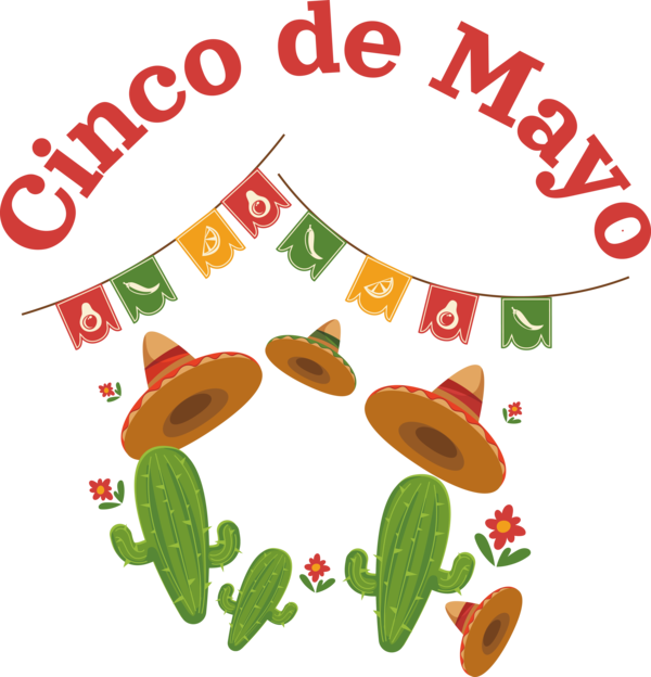 Transparent Cinco de mayo Icon Emoji Silhouette for Fifth of May for Cinco De Mayo