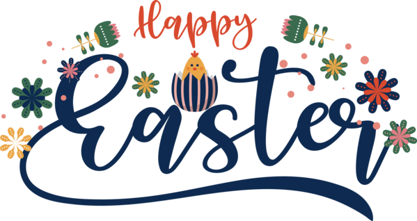 Transparent Easter Logo Design Line for Easter Day for Easter