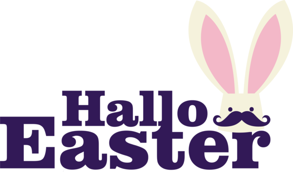 Transparent Easter Easter Bunny Rabbit Logo for Easter Day for Easter