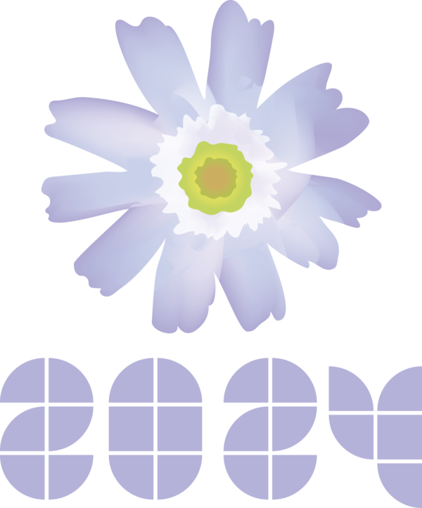 Transparent New Year Drawing Design Painting for Happy New Year 2024 for New Year