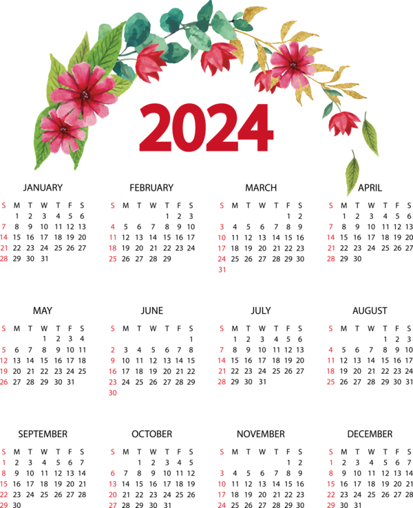 Transparent New Year calendar January calendar! CeBIT 2014 for Printable 2024 Calendar for New Year