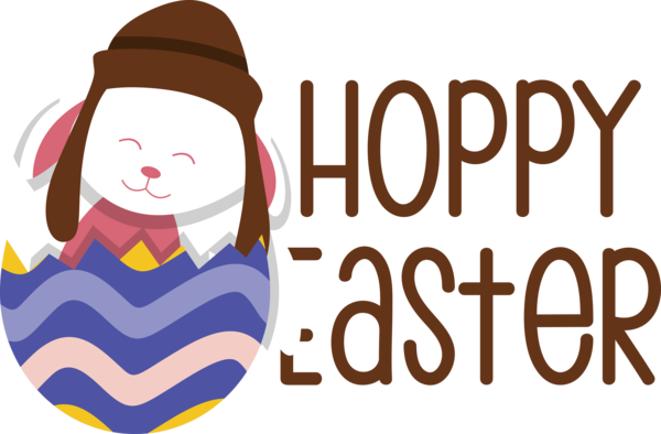 Transparent Easter Human Logo Cartoon for Easter Day for Easter