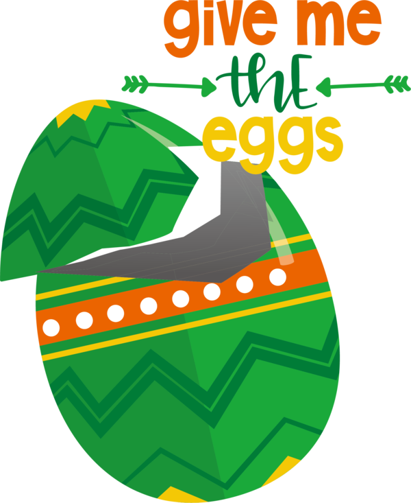 Transparent Easter Leaf Logo Design for Easter Egg for Easter