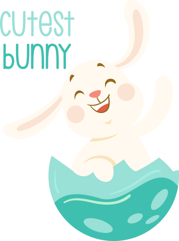 Transparent Easter Text Character LON:0JJW for Easter Bunny for Easter
