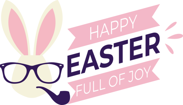 Transparent Easter Design Logo Cartoon for Easter Day for Easter