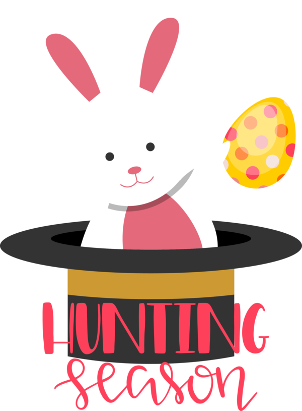 Transparent Easter Easter Bunny Line Rabbit for Easter Bunny for Easter