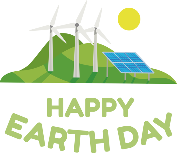 Transparent Earth Day Design Logo Diagram for Happy Earth Day for Earth Day