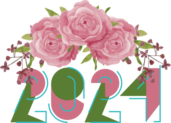 Transparent New Year calendar Calendar year Lunar calendar for Happy New Year 2024 for New Year