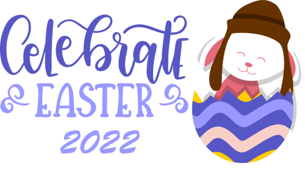 Transparent Easter Human Logo Cartoon for Easter Day for Easter