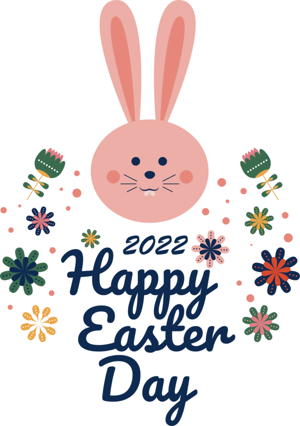 Transparent Easter Easter Bunny Rabbit Line for Easter Day for Easter