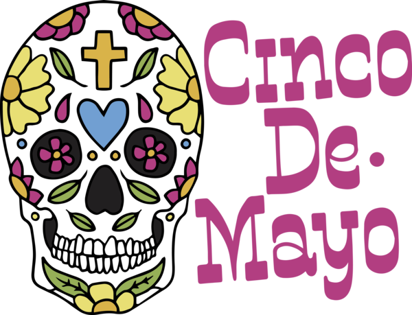 Transparent Cinco de mayo Design Logo Line for Fifth of May for Cinco De Mayo