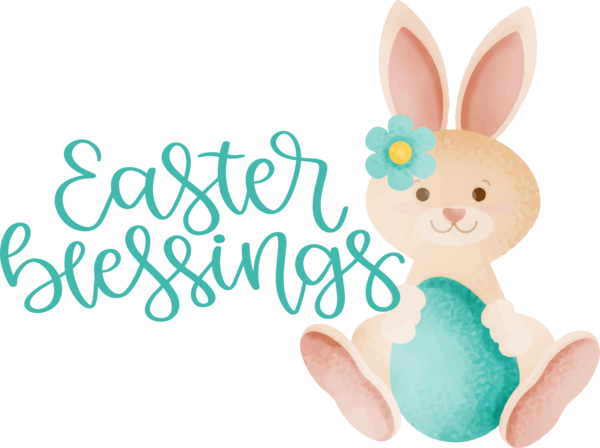 Transparent Easter Easter Bunny  Rabbit for Easter Day for Easter