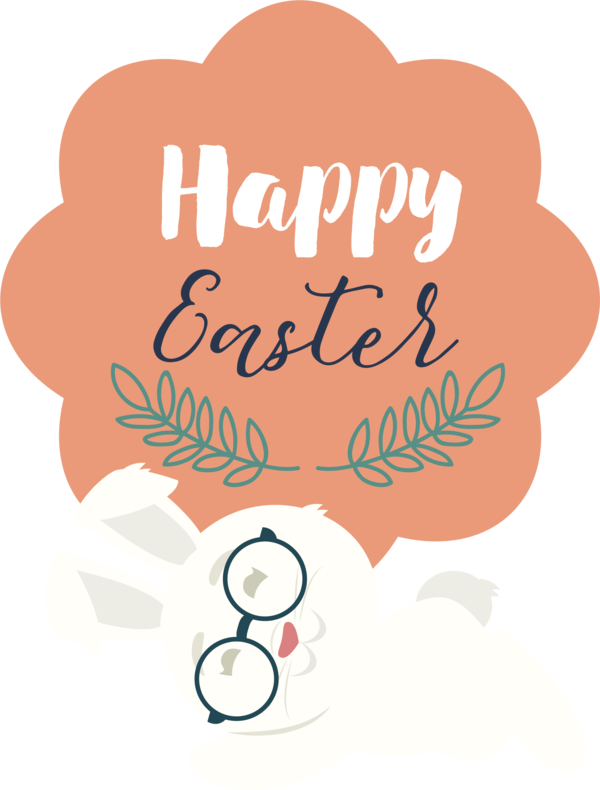 Transparent Easter Cartoon Logo Line for Easter Day for Easter