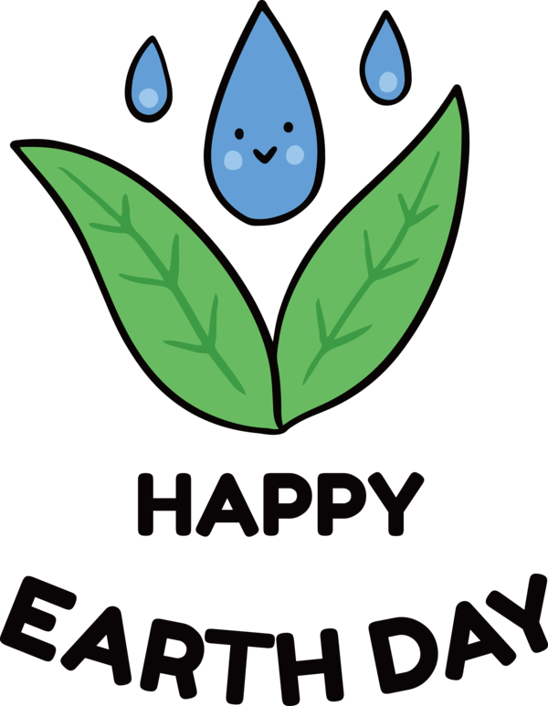 Transparent Earth Day Leaf Logo Line for Happy Earth Day for Earth Day