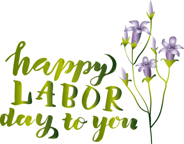 Transparent Labour Day Floral design Flower Plant stem for Labor Day for Labour Day