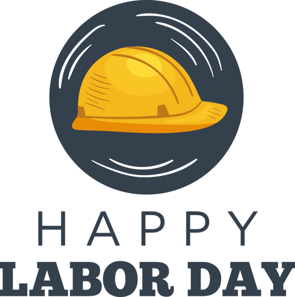 Transparent Labour Day Hard Hat Personal protective equipment Logo for Labor Day for Labour Day