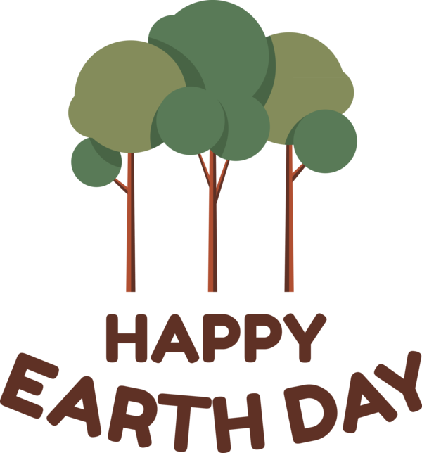 Transparent Earth Day Logo Tree LINE for Happy Earth Day for Earth Day