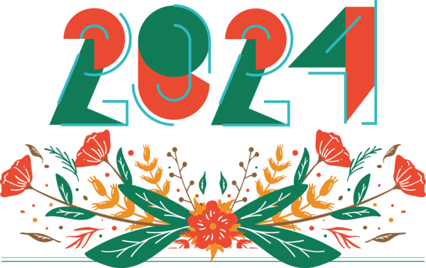Transparent New Year calendar Calendar year Solar calendar for Happy New Year 2024 for New Year