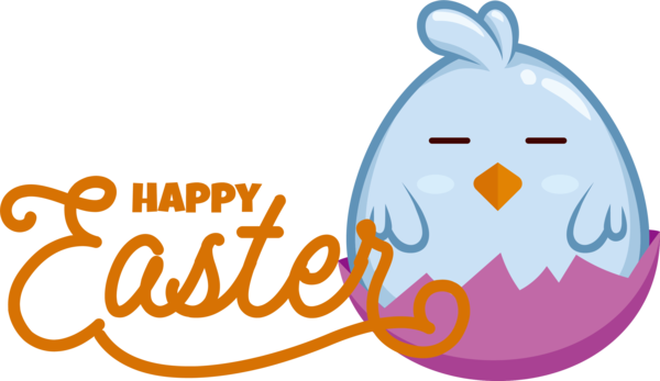 Transparent Easter Birds HiPPO Golf Logo for Easter Day for Easter