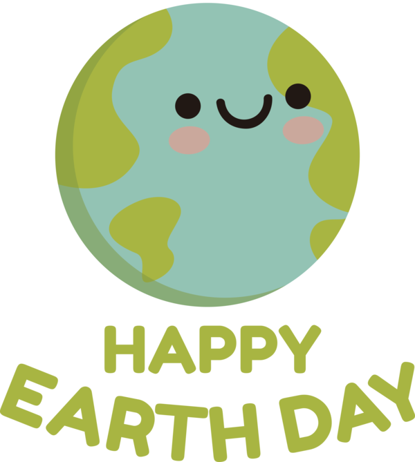 Transparent Earth Day Human Smiley Logo for Happy Earth Day for Earth Day
