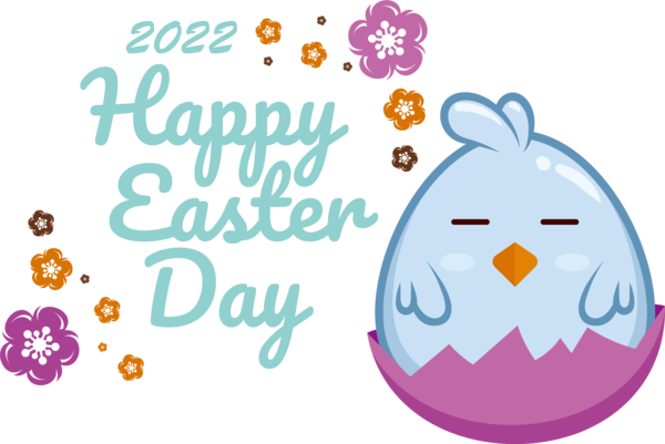 Transparent Easter Cartoon Line Happiness for Easter Day for Easter