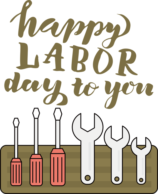 Transparent Labour Day Human Line Text for Labor Day for Labour Day