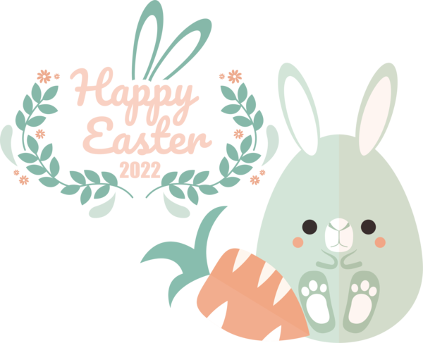 Transparent Easter Tan rabbit Hares Rabbit for Easter Day for Easter