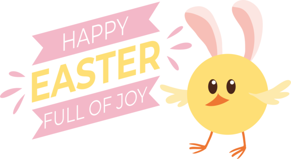 Transparent Easter Easter Bunny Rabbit Birds for Easter Day for Easter