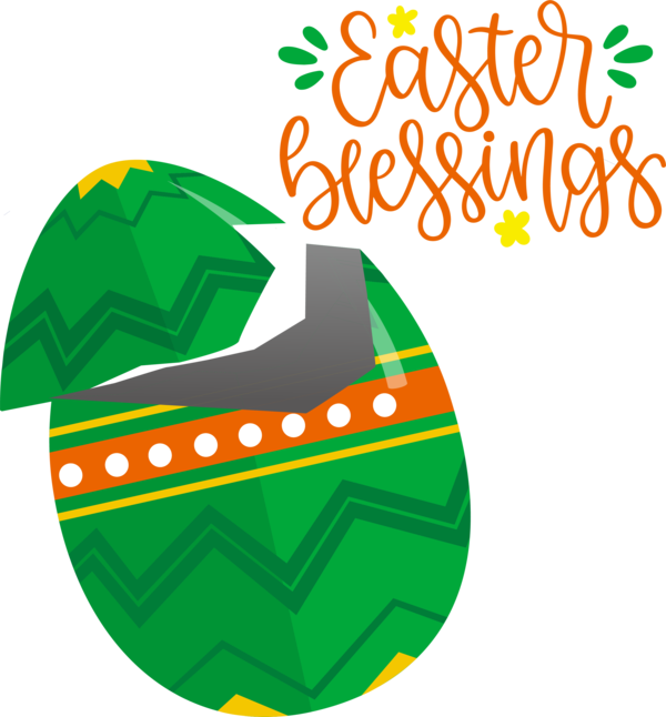 Transparent Easter Logo Leaf Design for Easter Day for Easter
