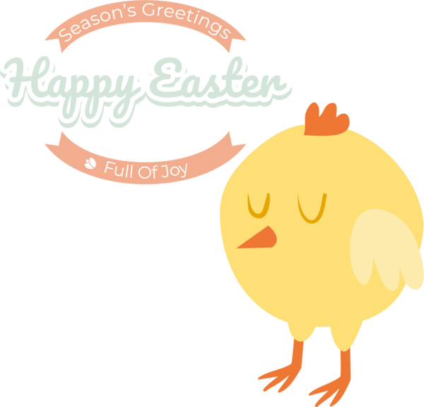 Transparent Easter Landfowl Chicken Cartoon for Easter Day for Easter