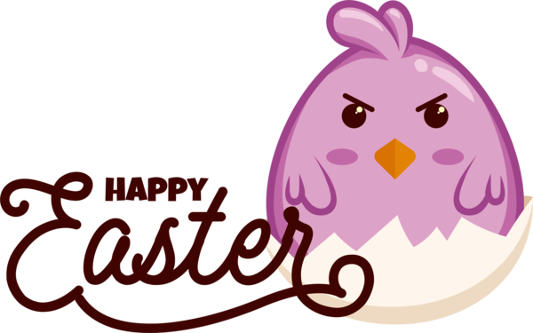 Transparent Easter Birds Owls Cartoon for Easter Day for Easter