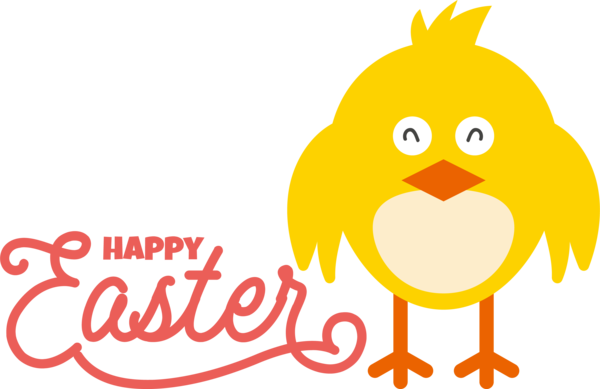 Transparent Easter Smiley Birds Cartoon for Easter Day for Easter