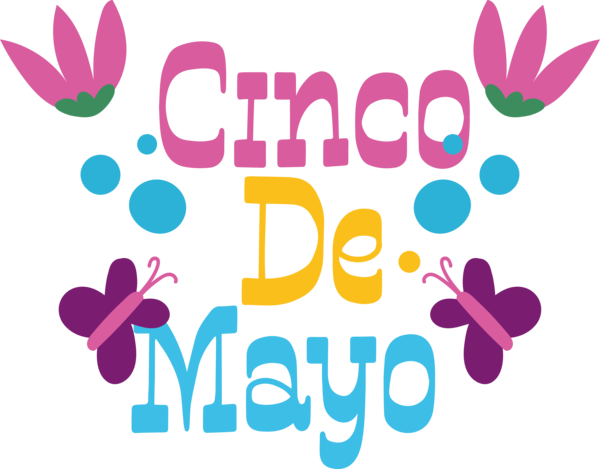 Transparent Cinco de mayo Design Logo Line for Fifth of May for Cinco De Mayo