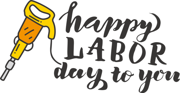 Transparent Labour Day Logo Cartoon Design for Labor Day for Labour Day