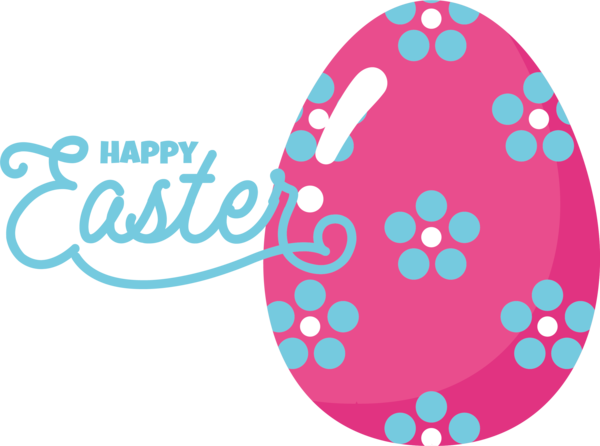 Transparent Easter Design Circle Easter egg for Easter Day for Easter