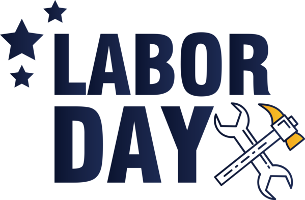 Transparent Labour Day Design Logo Font for Labor Day for Labour Day