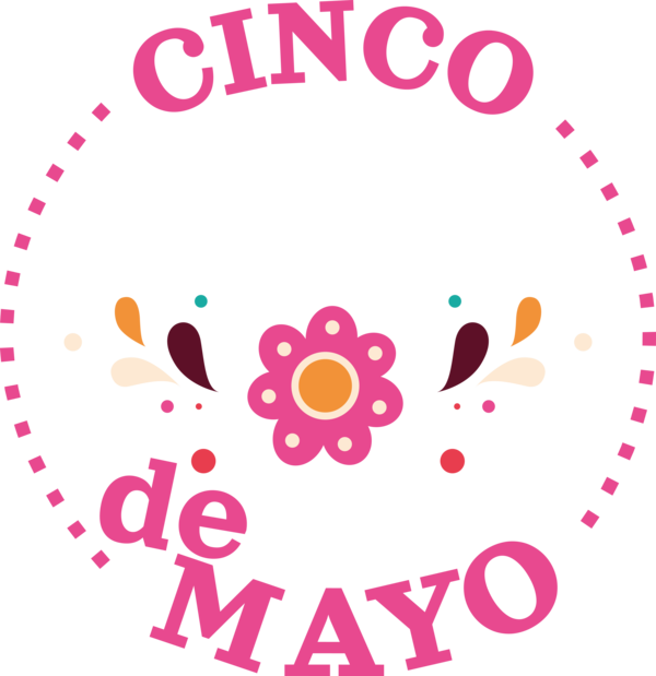 Transparent Cinco de mayo California Line Petal for Fifth of May for Cinco De Mayo