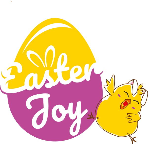 Transparent Easter Cartoon Smiley Line for Easter Day for Easter