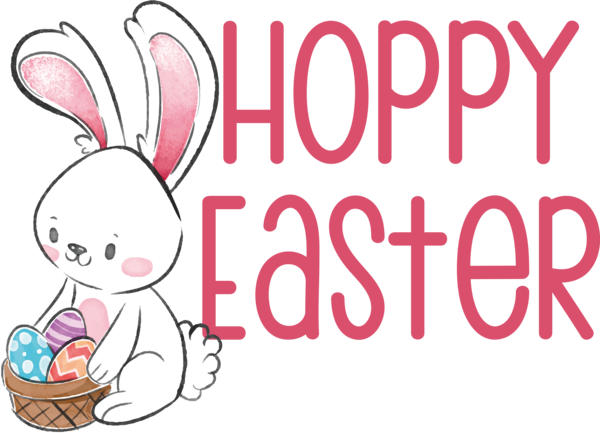 Transparent Easter Rabbit Hares Lionhead rabbit for Easter Day for Easter