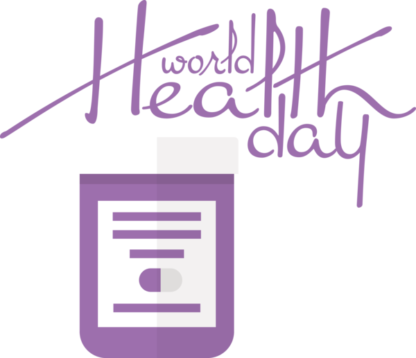 Transparent World Health Day Heart Logo Stethoscope for Health Day for World Health Day